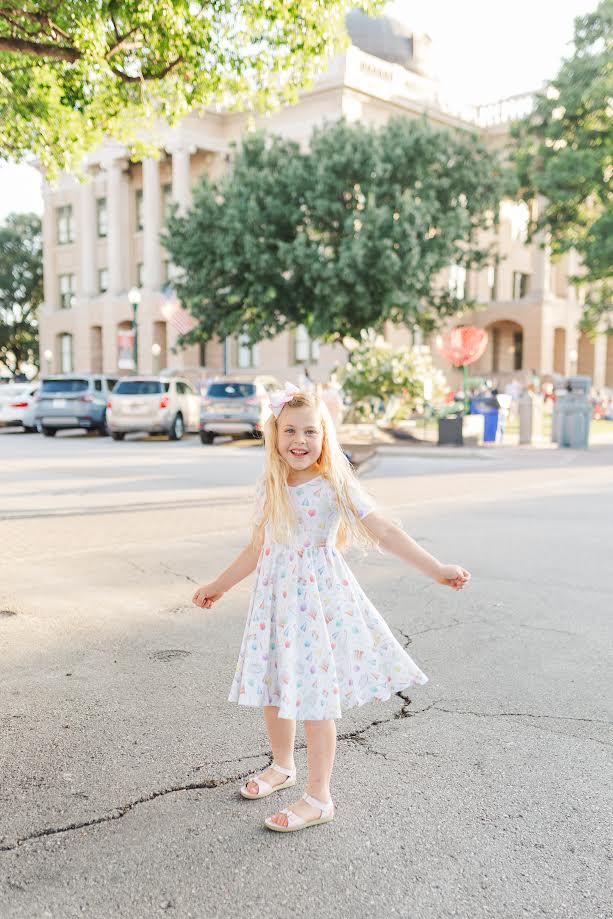 cotton birthday dresses Happy Birthday Organic Cotton Twirl Dress 5Y