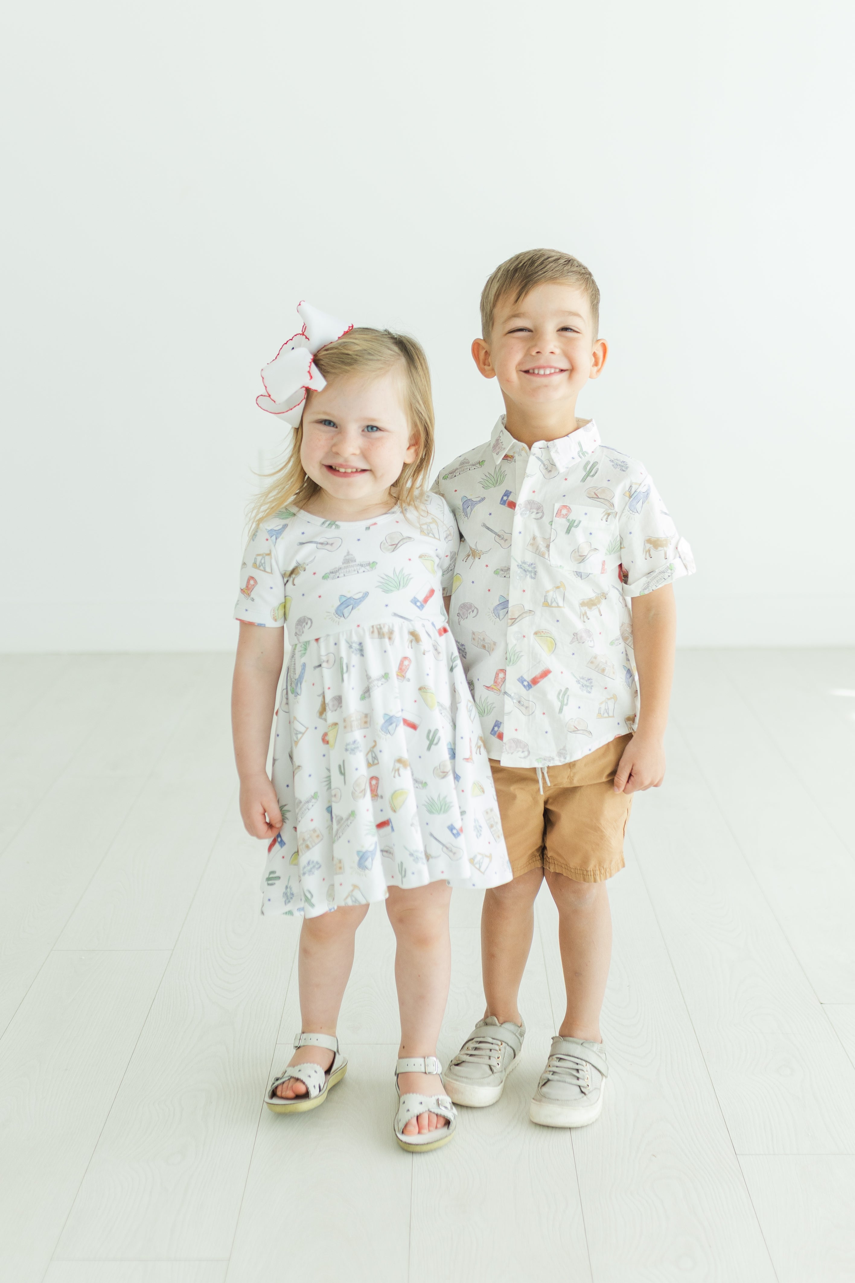 Texas Kids Organic Cotton Twirl Dress