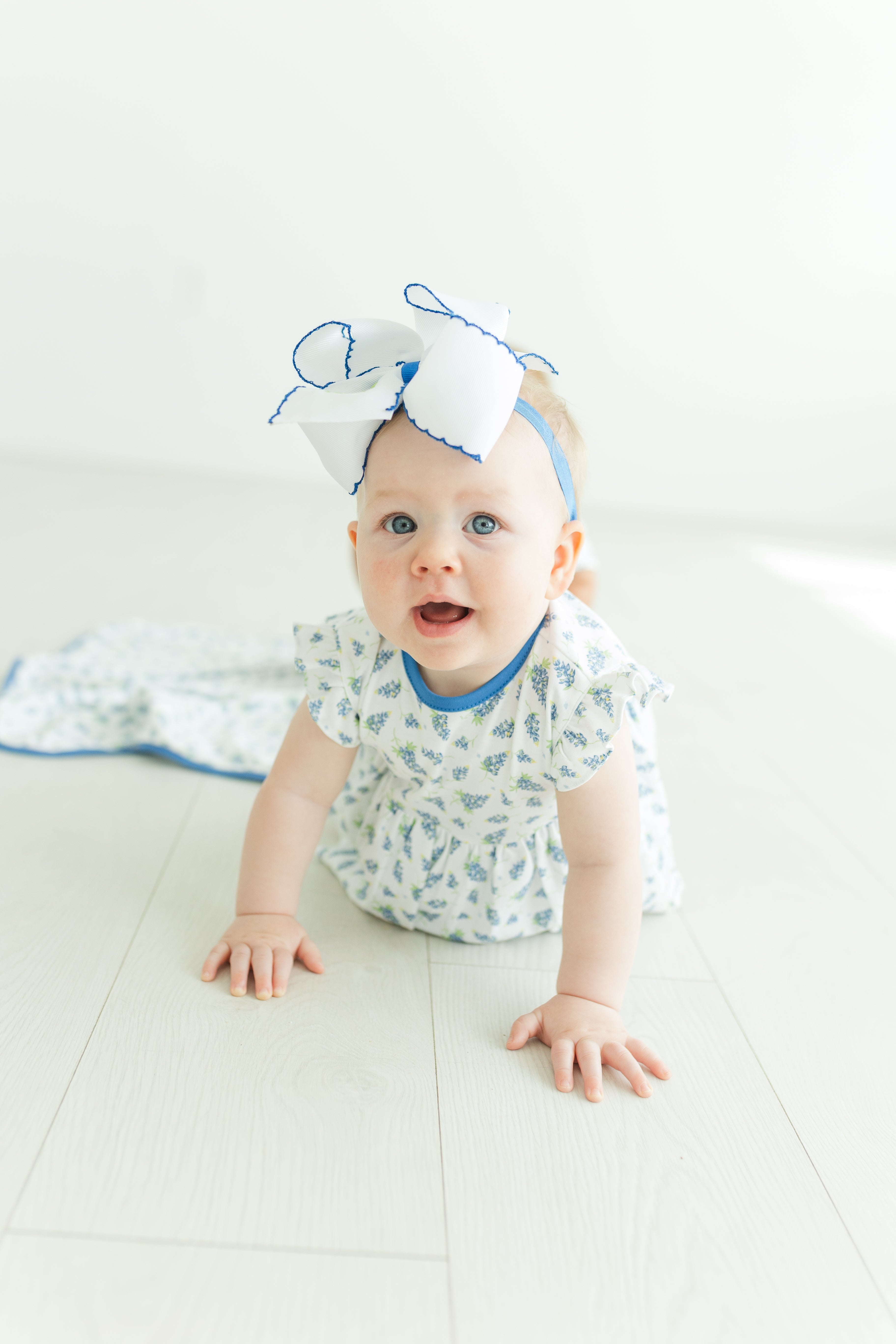 GIRLS BLUEBONNET BUBBLE DRESS