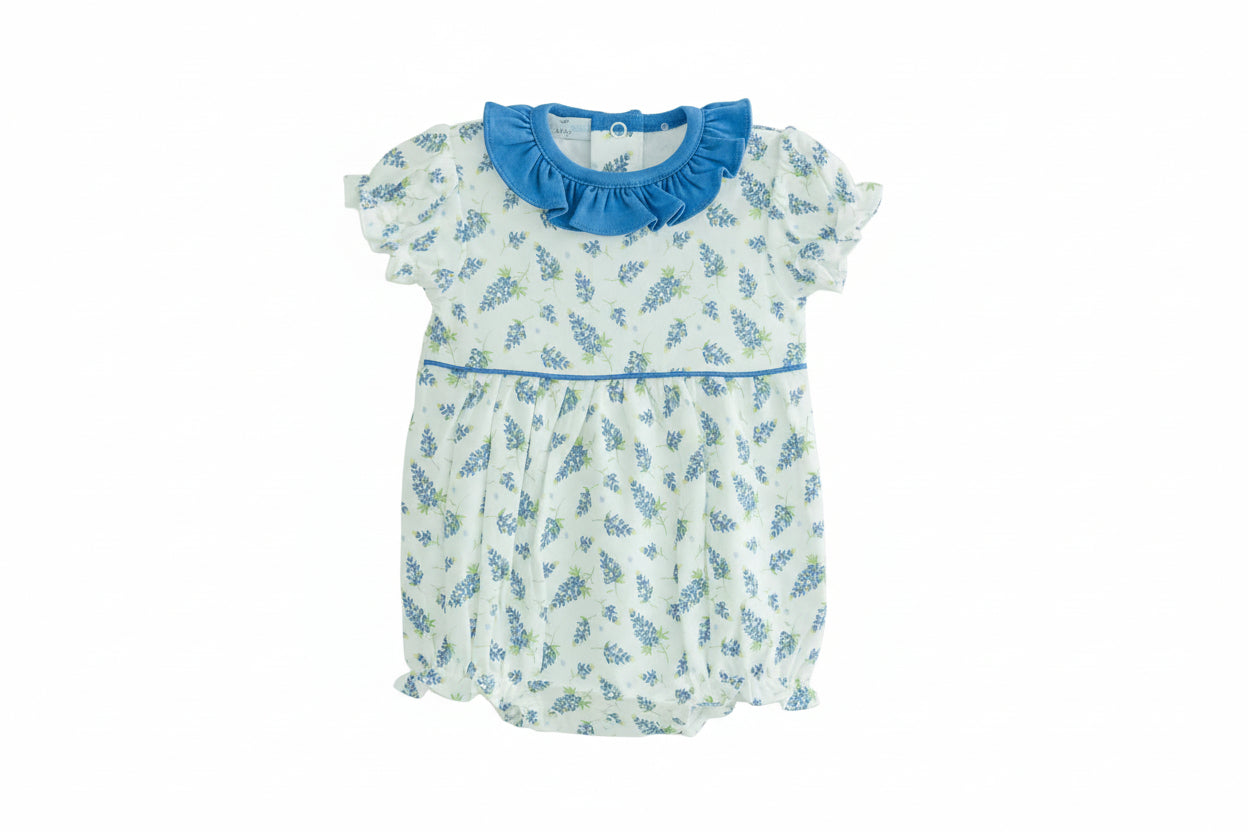 GIRLS BLUEBONNET PIMA BUBBLE