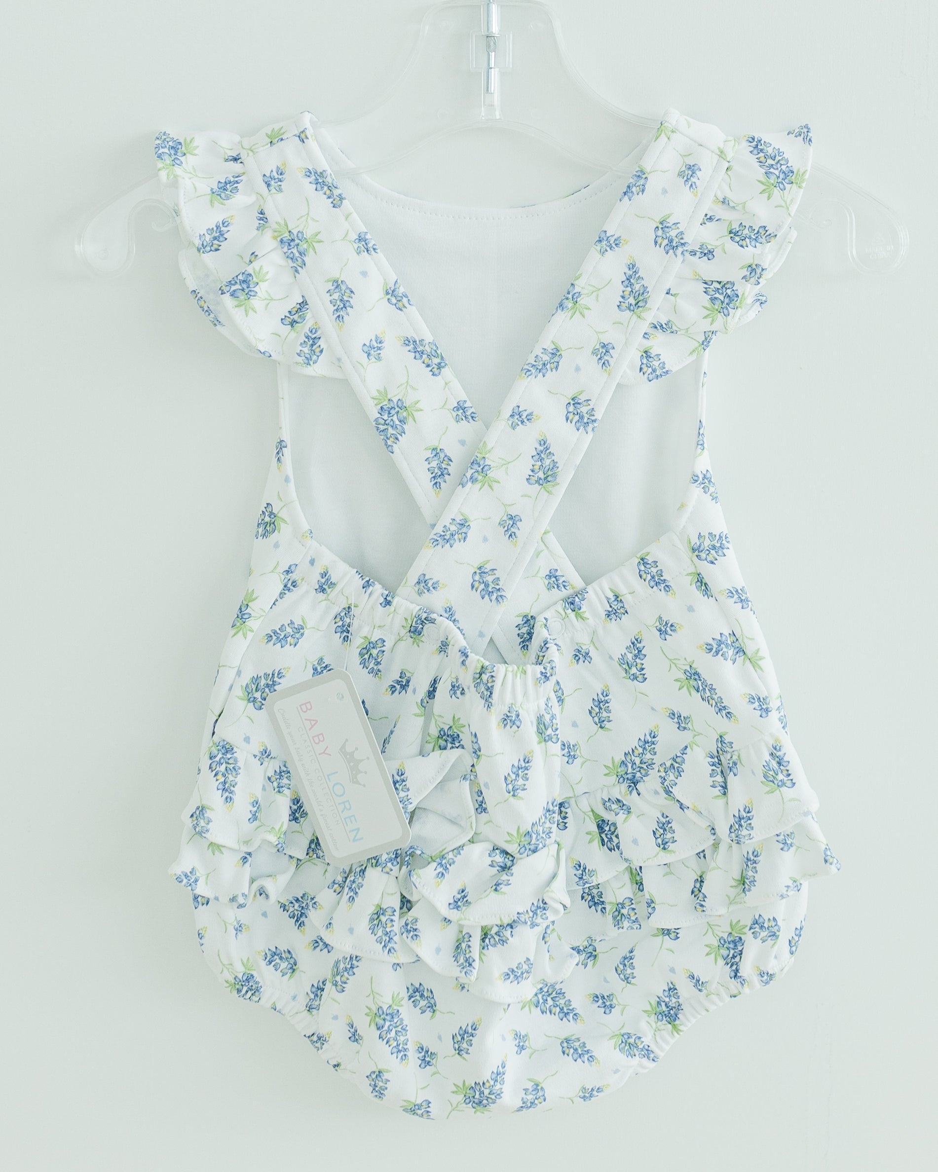 GIRLS BLUEBONNET CROSS BACK BUBBLE
