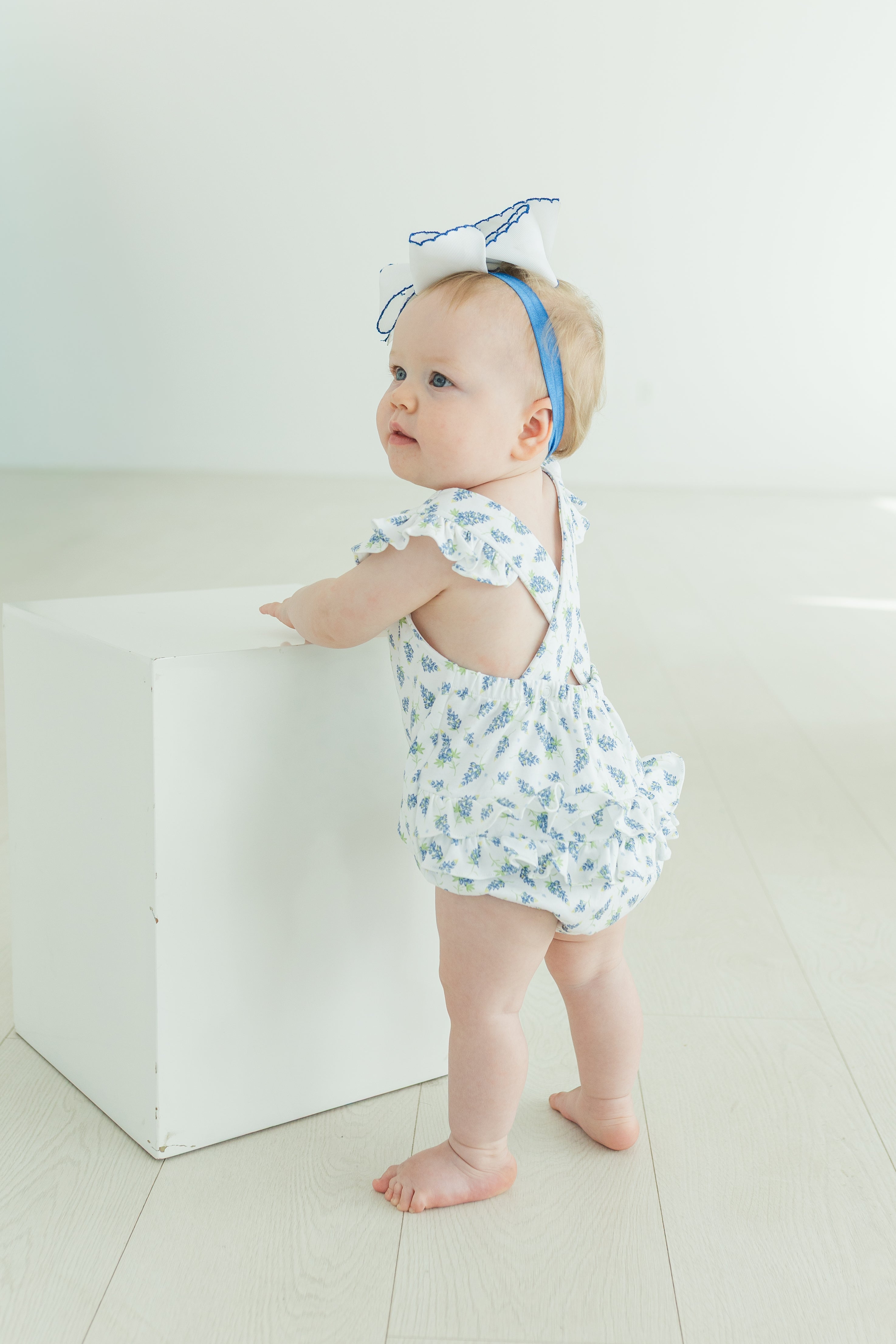 GIRLS BLUEBONNET CROSS BACK BUBBLE