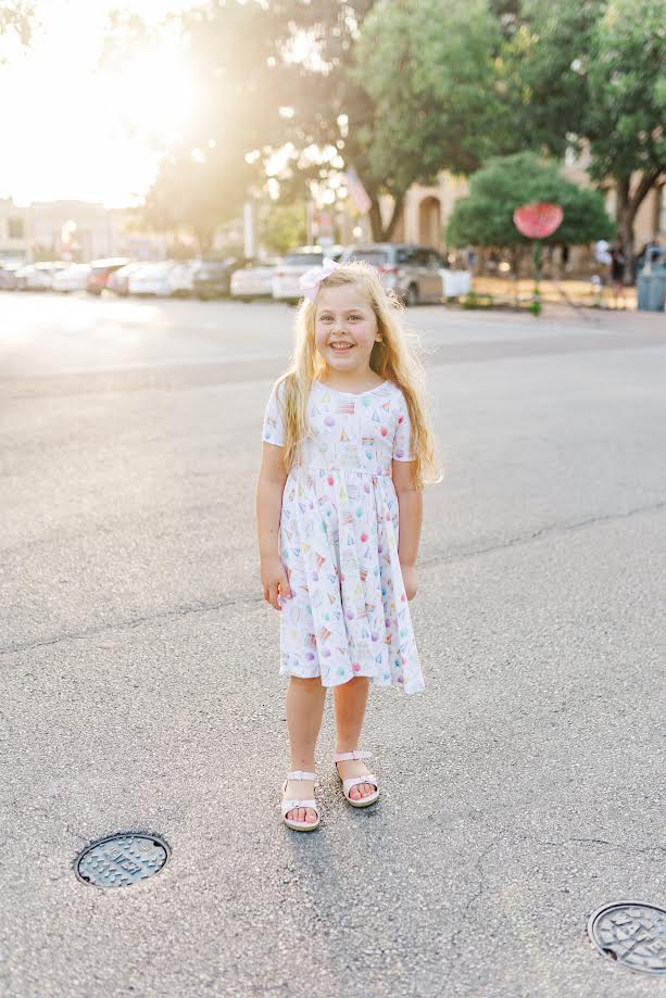 Happy Birthday Organic Cotton Twirl Dress 5Y