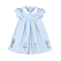Blue Nutcracker Scallop Collar Dress