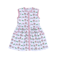 Tractors and Melons Pink Dress