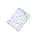 Blue Howdy Baby Blanket