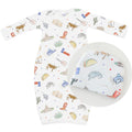 Texas Kids Newborn Gown & Hat Set