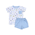 Sandy Toes Blue Short Set