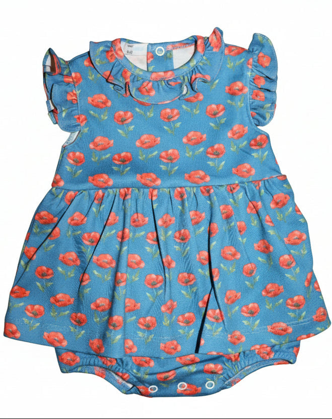 Red Poppy Girls Bubble Dress