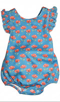 Red Poppy Girls Cross Back Bubble