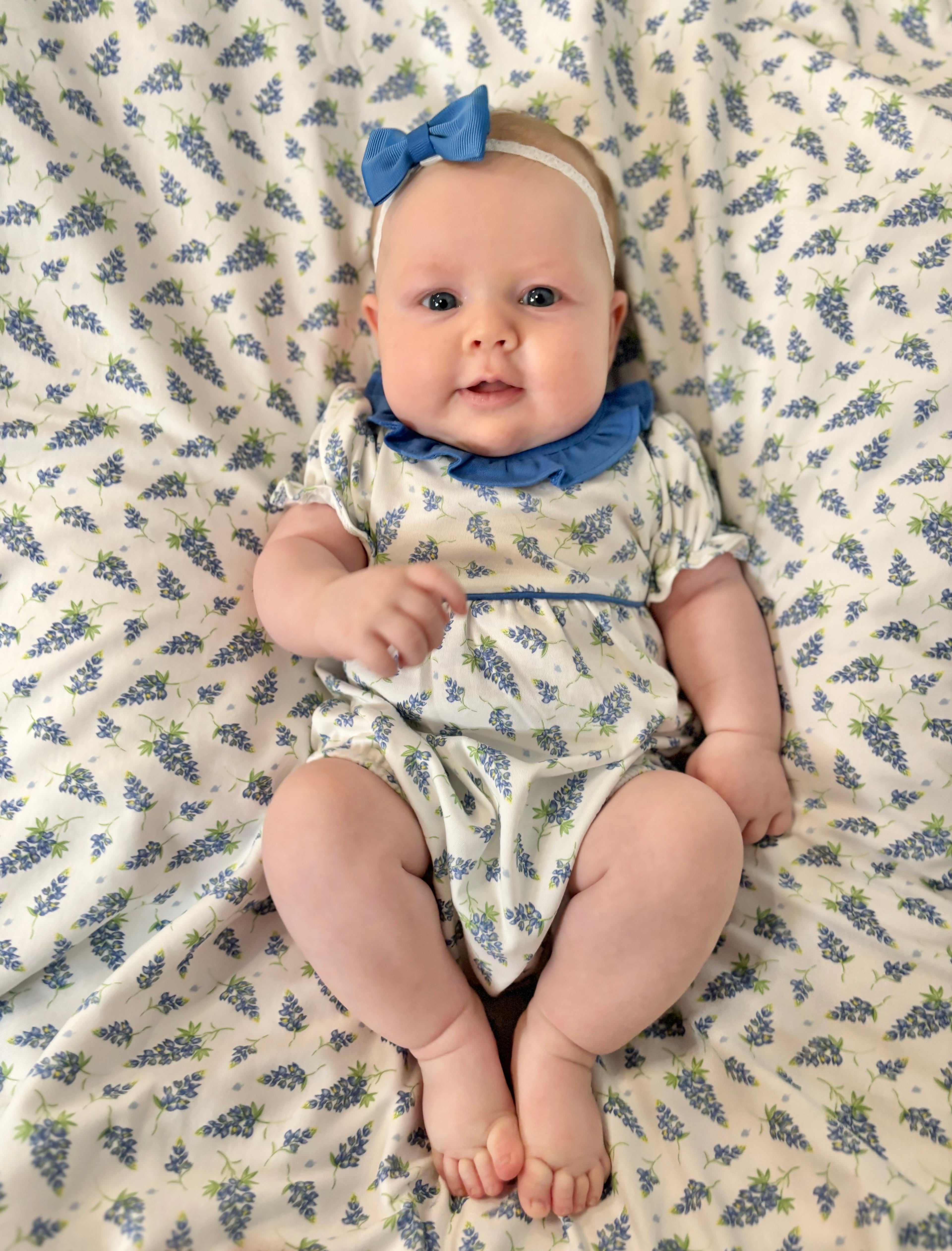 GIRLS BLUEBONNET PIMA BUBBLE