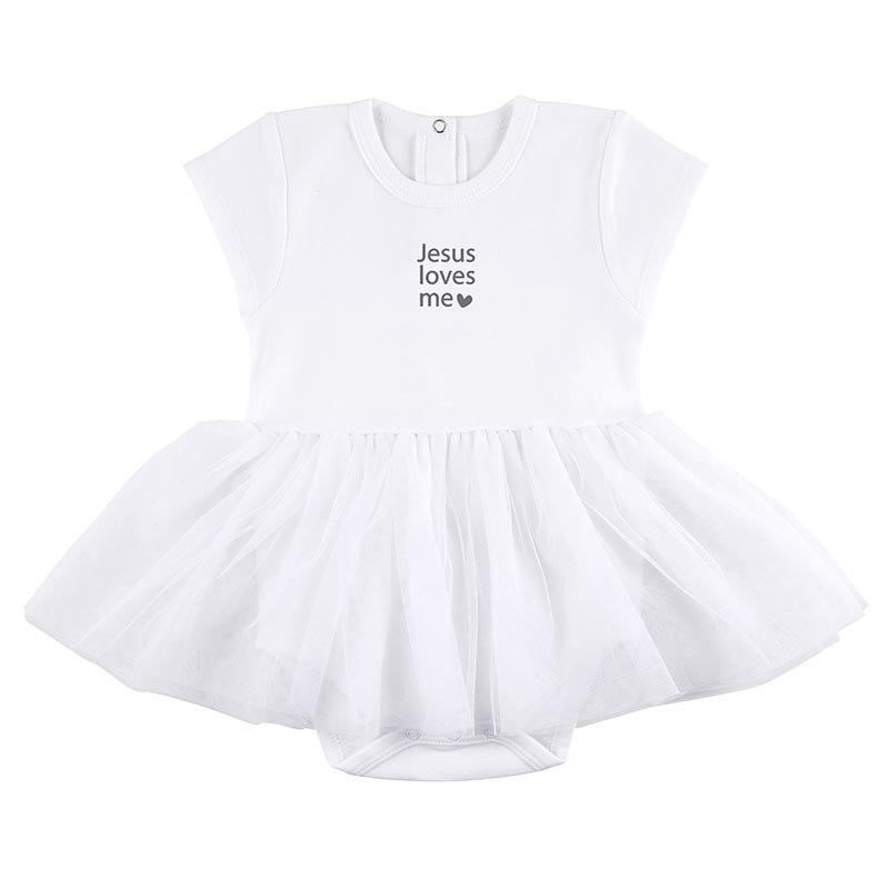 Snapshirt Tutu Dress - Jesus Loves Me