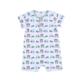Tractors and Melons Green Romper