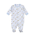 Blue Howdy Baby Snap Footie