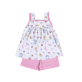 Sandy Toes Pink Short Set