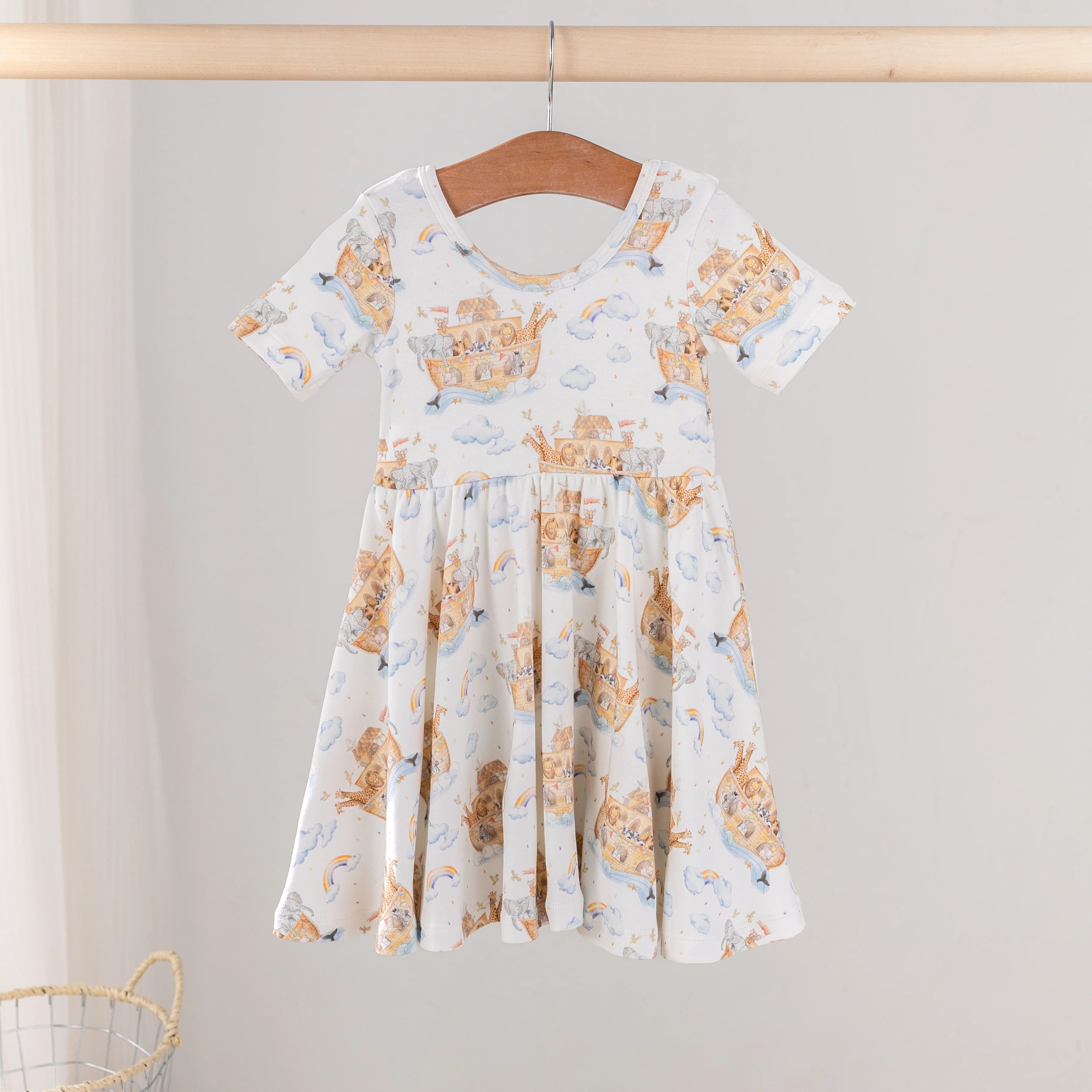 All Aboard Noah's Ark Twirl Dress