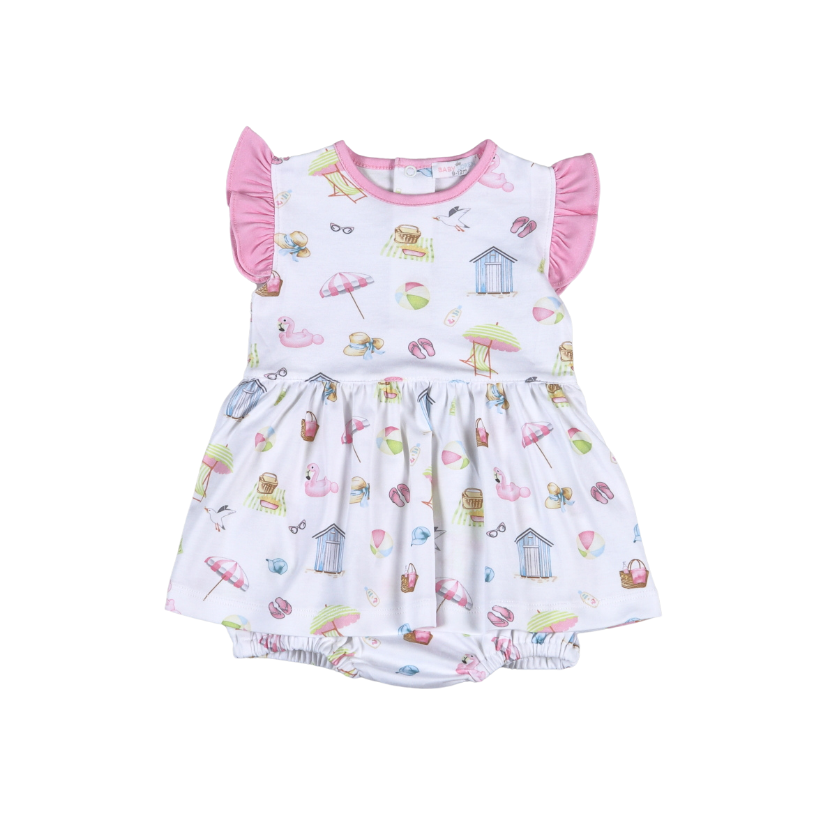 Sandy Toes Pink Bubble Dress
