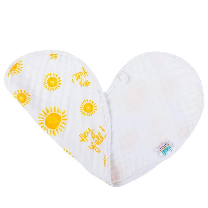 Baby Burp Cloth & Bib Combo: Hey Yall! Southern Baby Gift