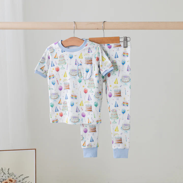 Happy Birthday Organic Cotton Pajama Set