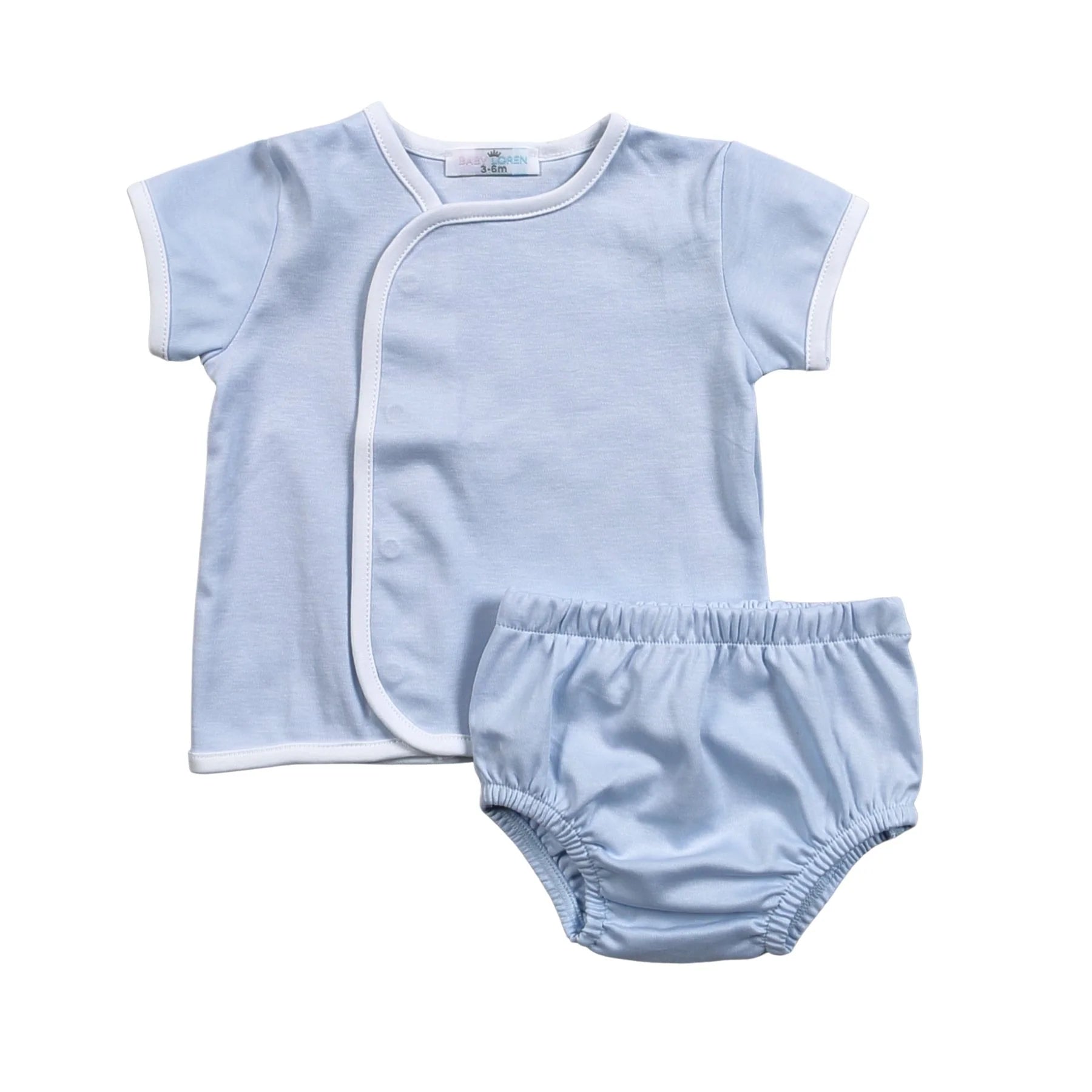 Blue Diaper Cover Set