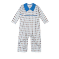 Blue Nutcracker Romper