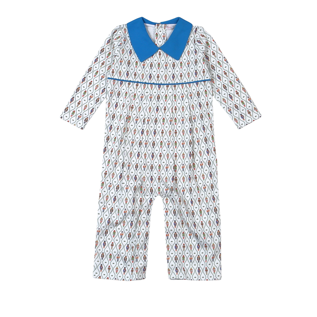 Blue Nutcracker Romper