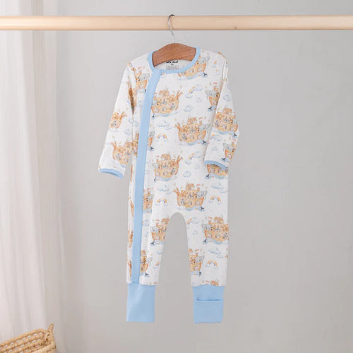 All Aboard Noah's Ark Kids Pajamas