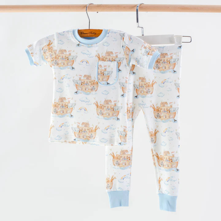 All Aboard Noah's Ark Kids Pajamas
