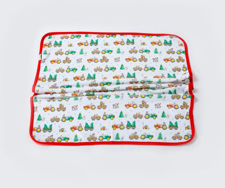 Moo-y Christmas Organic Cotton Blanket