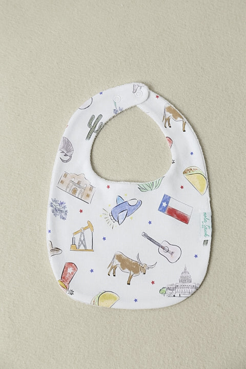 Texas Kids Organic Cotton Baby Bib
