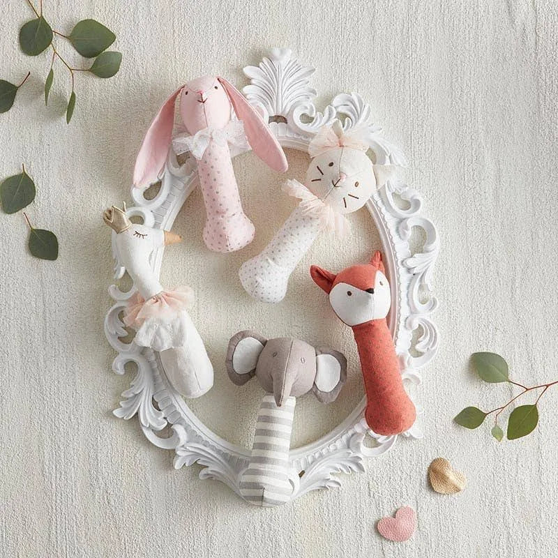 Stephan Baby Post Rattle- Cat