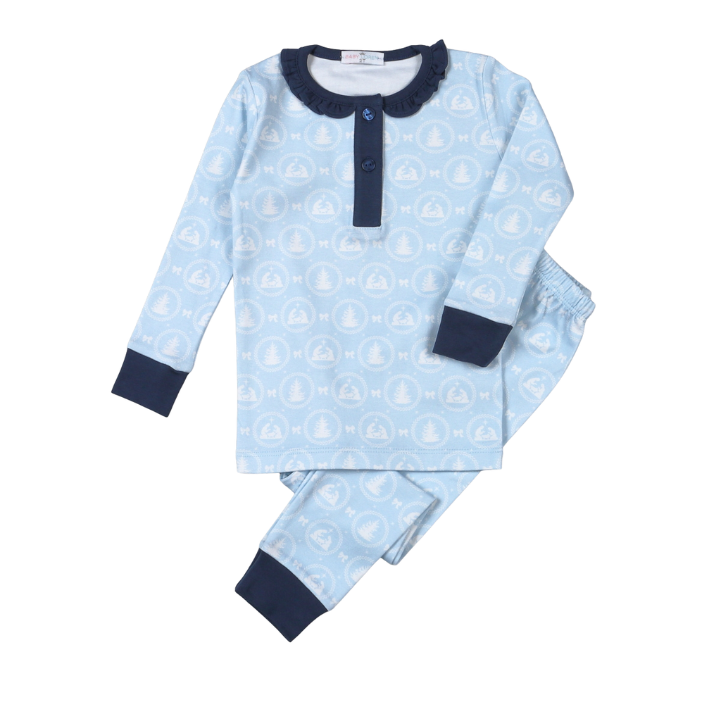 Girls Nativity Holy Night Two Pcs Loungewear