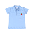 Back to School Blue Pima Polo